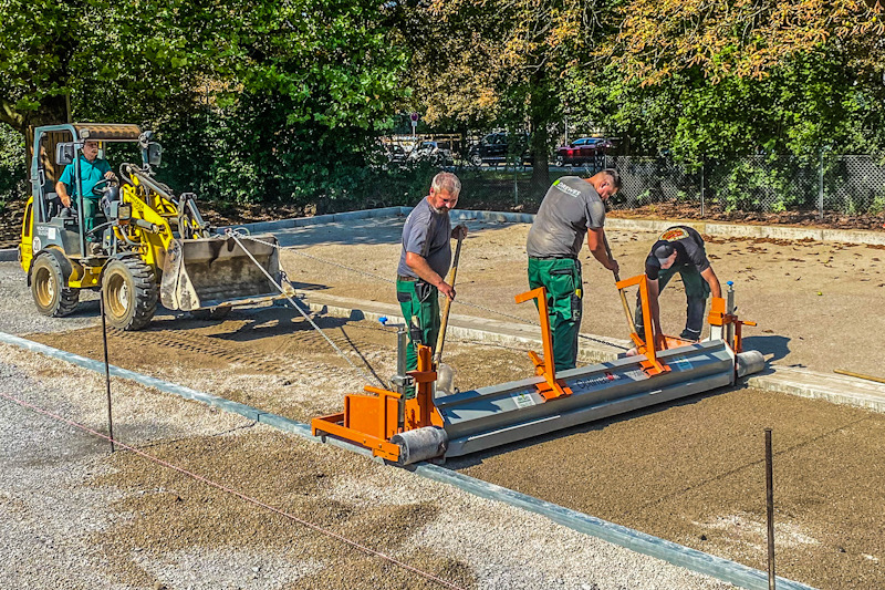 Wegearbeiten an der Tellkampfschule Drewes Landschaftsbau Hannover